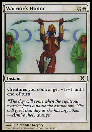 Warrior's Honor (10th Edition) Light Play