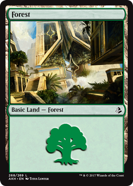 Forest (268) (Amonkhet) Light Play