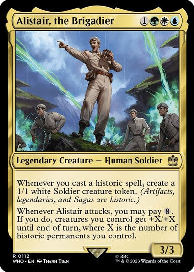Alistair, the Brigadier (Universes Beyond: Doctor Who) Light Play