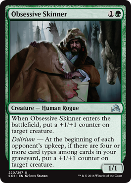 Obsessive Skinner (Shadows Over Innistrad) Medium Play