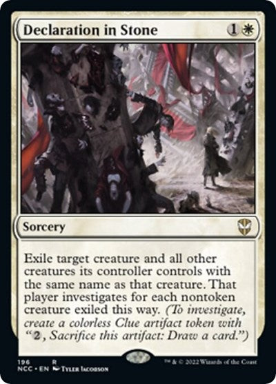 Declaration in Stone (Commander: Streets of New Capenna) Light Play