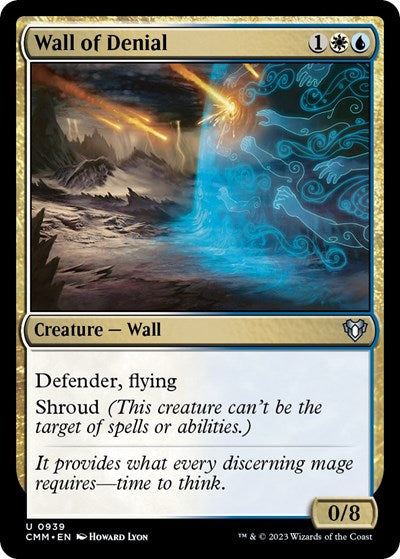Wall of Denial (Commander Masters) Light Play