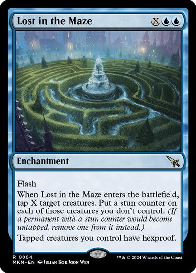 Lost in the Maze (Murders at Karlov Manor) Light Play Foil