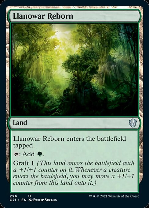 Llanowar Reborn (Commander 2021 Strixhaven) Light Play