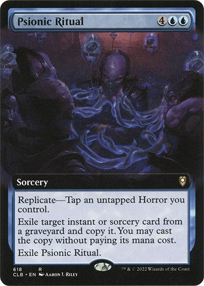 Psionic Ritual (Extended Art) (Commander Legends: Battle for Baldur's Gate) Light Play