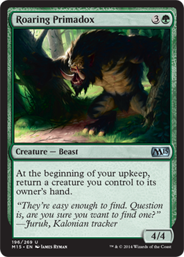 Roaring Primadox (Magic 2015 Core Set) Light Play