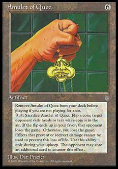 Amulet of Quoz (Ice Age) Heavy Play