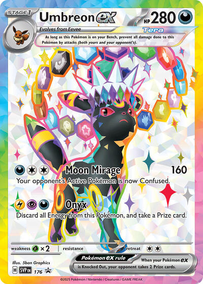 Umbreon ex - 176 (SV: Scarlet & Violet Promo Cards) Near Mint