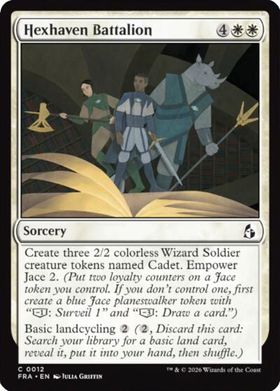 Hexhaven Battalion (Reality Fracture) Light Play Foil