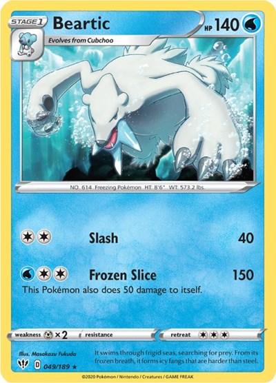 Beartic (SWSH03: Darkness Ablaze) Light Play