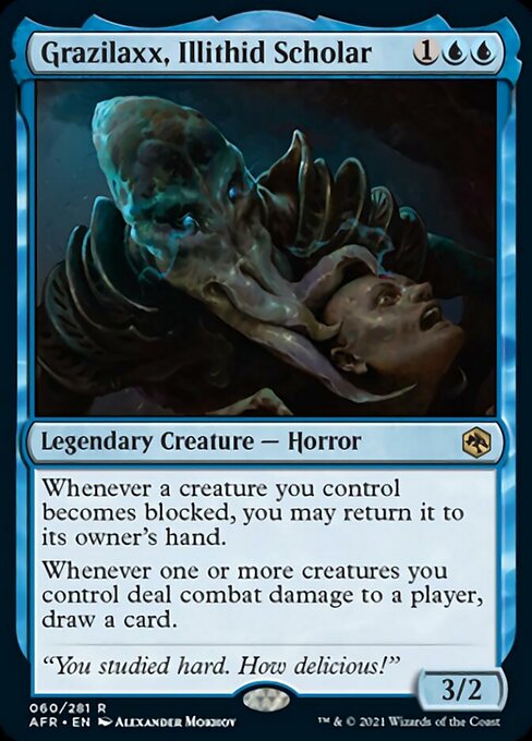 Grazilaxx, Illithid Scholar (Adventures in the Forgotten Realms) Light Play