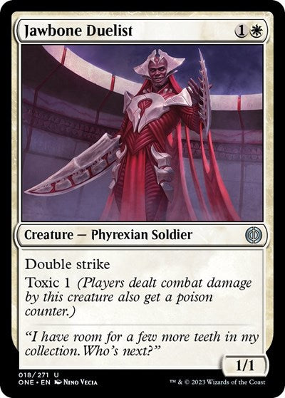 Jawbone Duelist (Phyrexia: All Will Be One) Light Play