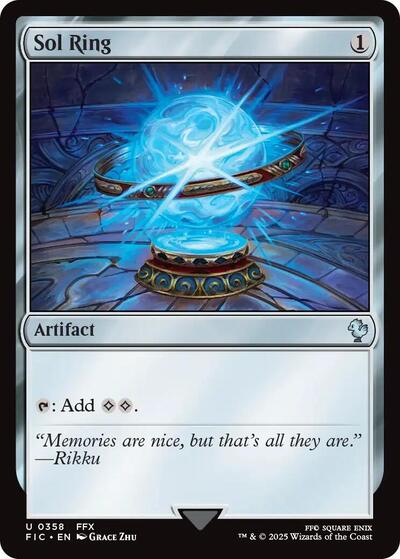 Sol Ring (0358) (Commander: FINAL FANTASY) Light Play