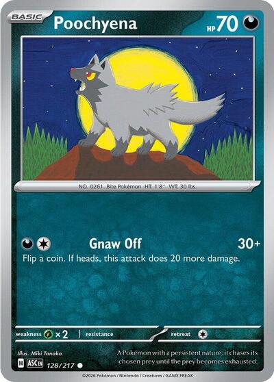 Poochyena (ME: Ascended Heroes) Light Play