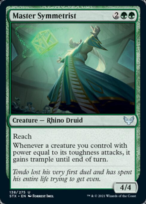 Master Symmetrist (Strixhaven) Light Play Foil