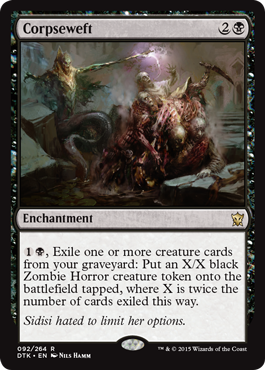Corpseweft (Dragons of Tarkir) Heavy Play