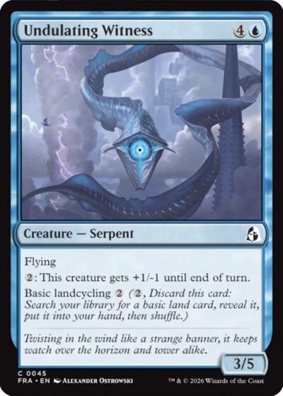 Undulating Witness (Reality Fracture) Light Play Foil
