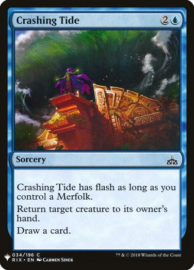 Crashing Tide (Mystery Booster) Light Play