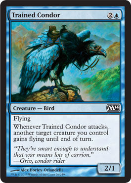 Trained Condor (Magic 2014 Core Set) Light Play Foil