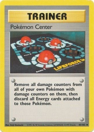 Pokemon Center (Base Set) Light Play