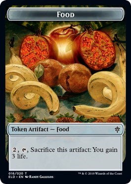 Food Token (16) (Throne of Eldraine) Light Play