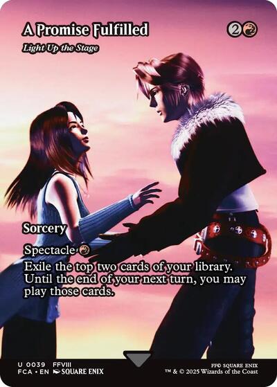 A Promise Fulfilled - Light Up the Stage (Showcase) (Universes Beyond: FINAL FANTASY: Through the Ages) Light Play