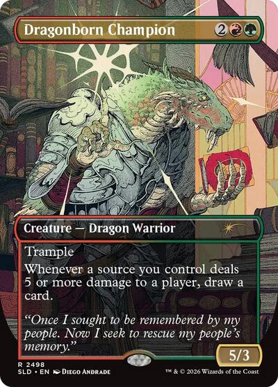 Dragonborn Champion (Secret Lair) Near Mint Foil