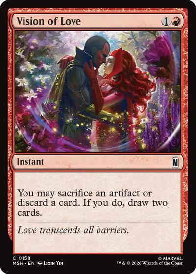 Vision of Love (Marvel Super Heroes) Light Play Foil