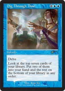 Dig Through Time (Retro Frame) (Promos: WPN and Gateway) Medium Play Foil