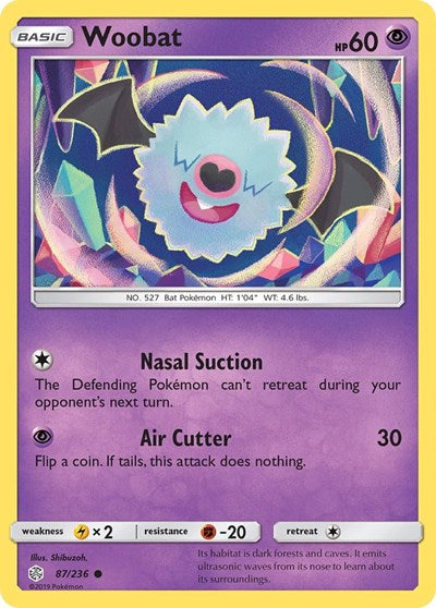 Woobat (SM - Cosmic Eclipse) Light Play