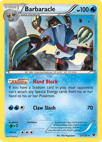 Barbaracle (XY - Fates Collide) Light Play