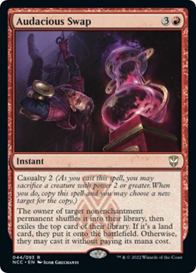 Audacious Swap (Commander: Streets of New Capenna) Damaged / Poor