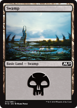Swamp (272) (Magic 2019 Core Set) Light Play