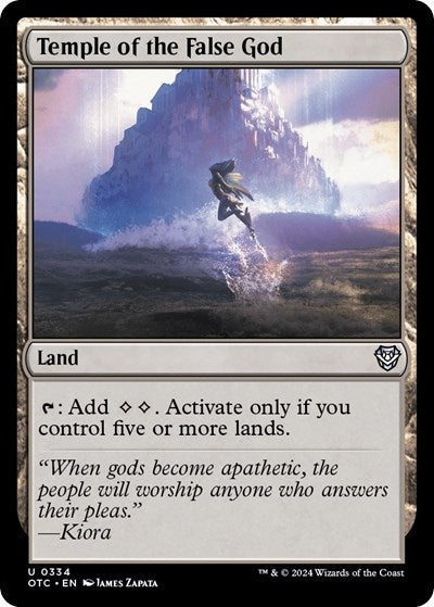 Temple of the False God (Commander: Outlaws of Thunder Junction) Light Play