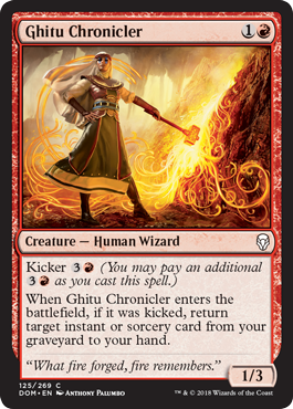 Ghitu Chronicler (Dominaria) Light Play