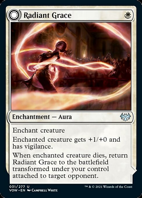 Radiant Grace / Radiant Restraints (Innistrad: Crimson Vow) Light Play