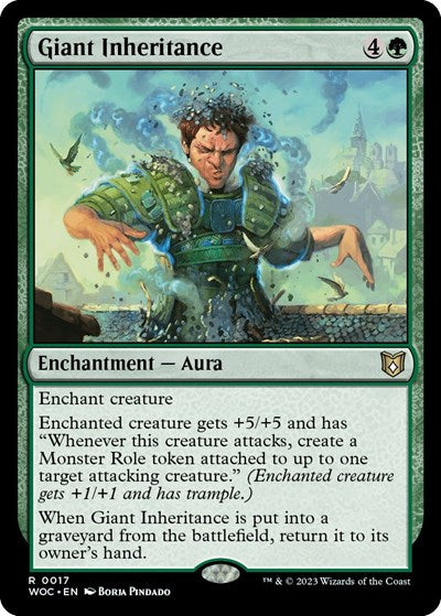 Giant Inheritance (Commander: Wilds of Eldraine) Light Play