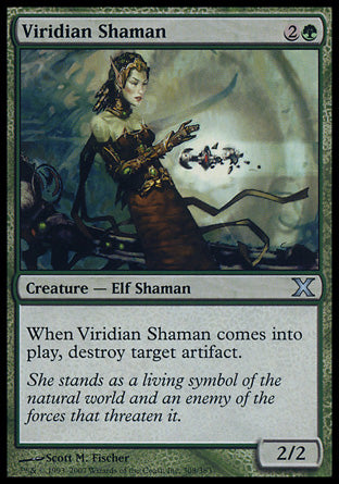 Viridian Shaman (10th Edition) Light Play