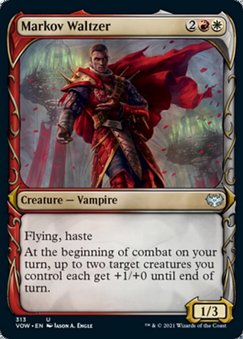 Markov Waltzer (Showcase) (Innistrad: Crimson Vow) Light Play
