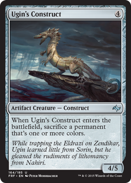 Ugin's Construct (Fate Reforged) Light Play
