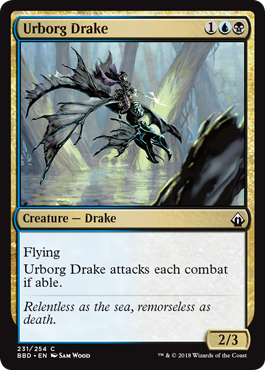Urborg Drake (Battlebond) Light Play