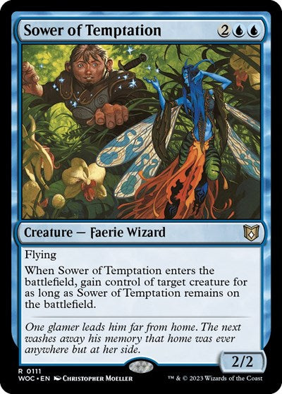 Sower of Temptation (Commander: Wilds of Eldraine) Near Mint