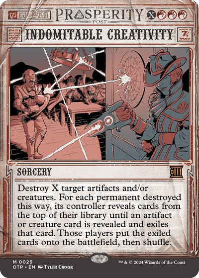 Indomitable Creativity (Outlaws of Thunder Junction: Breaking News) Light Play
