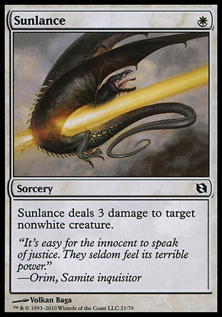 Sunlance (Duel Decks: Elspeth vs Tezzeret) Light Play