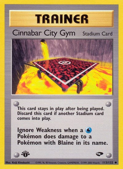 Cinnabar City Gym (Gym Challenge) Medium Play Unlimited