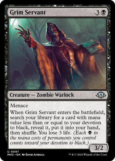 Grim Servant (Modern Horizons 3) Light Play