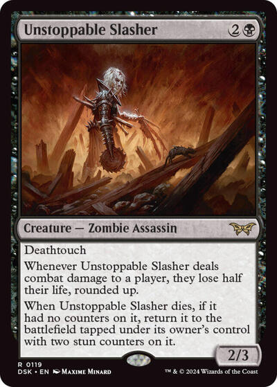 Unstoppable Slasher (0119) (Duskmourn: House of Horror) Light Play