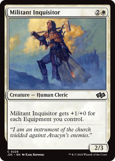 Militant Inquisitor (Foundations Jumpstart) Light Play