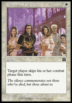 Moment of Silence (Mercadian Masques) Medium Play