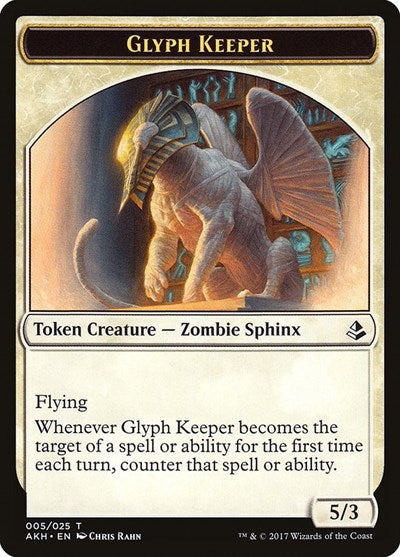 Glyph Keeper Token (Amonkhet) Light Play